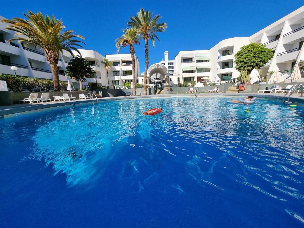 Casa Palmera 3 Only 150 Metres To The Beach, Heated Pool, Wifi, Sat-Tv, Balcony Arona  Luaran gambar