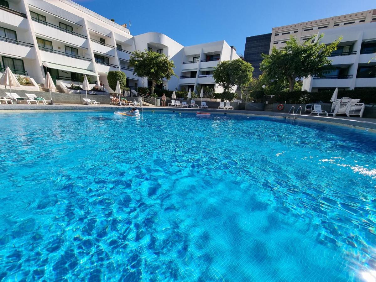 Casa Palmera 3 Only 150 Metres To The Beach, Heated Pool, Wifi, Sat-Tv, Balcony Arona  Luaran gambar