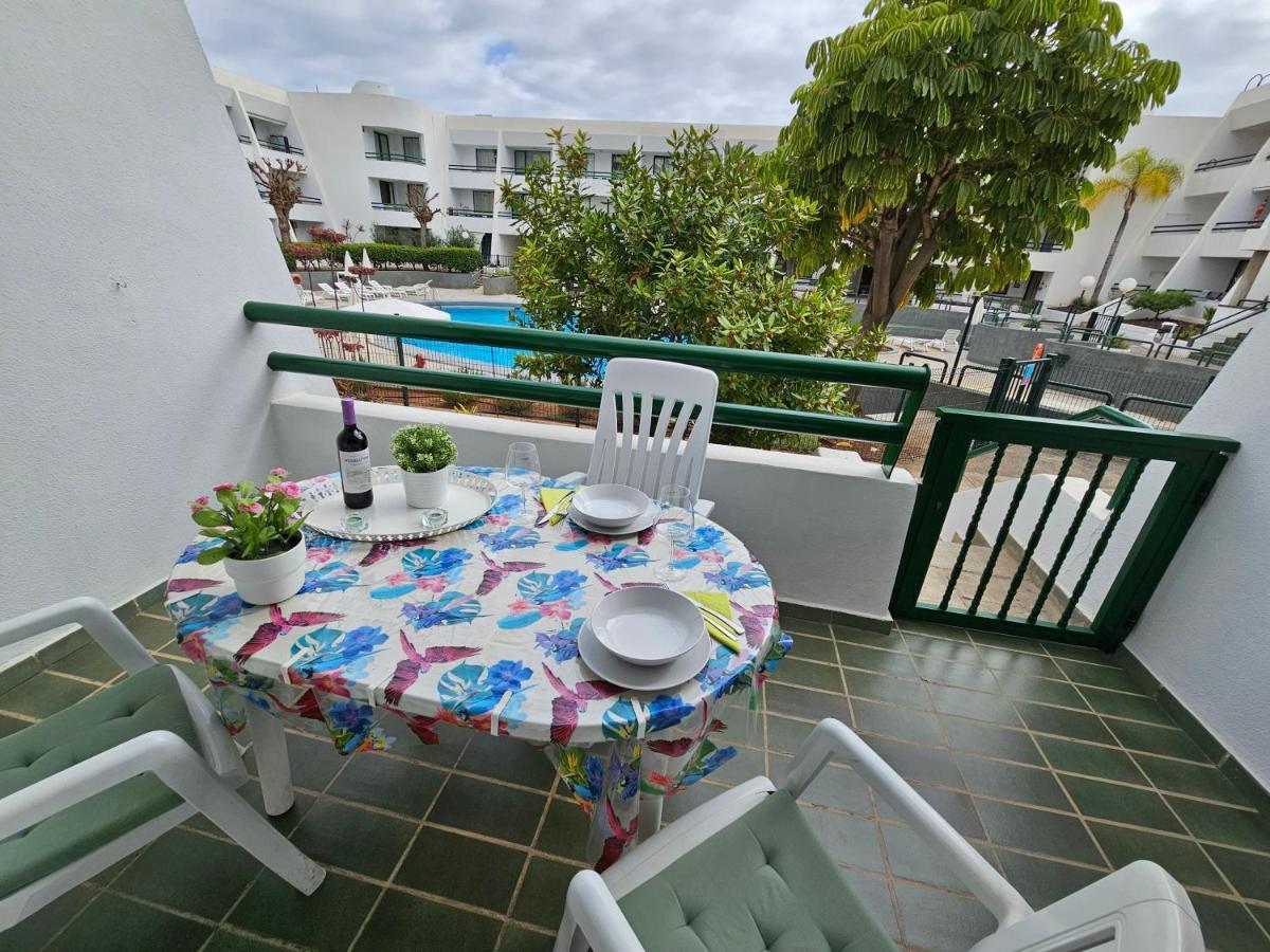 Casa Palmera 3 Only 150 Metres To The Beach, Heated Pool, Wifi, Sat-Tv, Balcony Arona  Luaran gambar