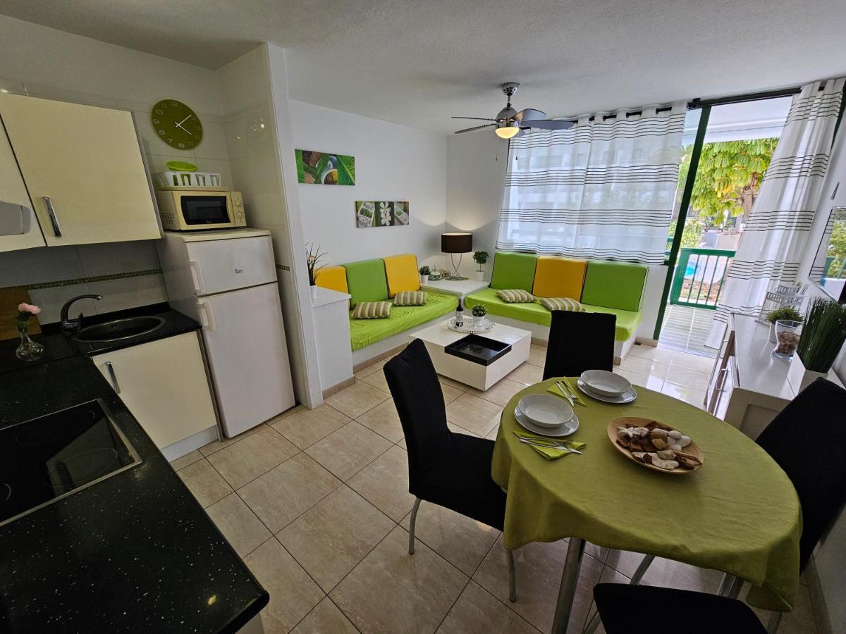 Casa Palmera 3 Only 150 Metres To The Beach, Heated Pool, Wifi, Sat-Tv, Balcony Arona  Luaran gambar