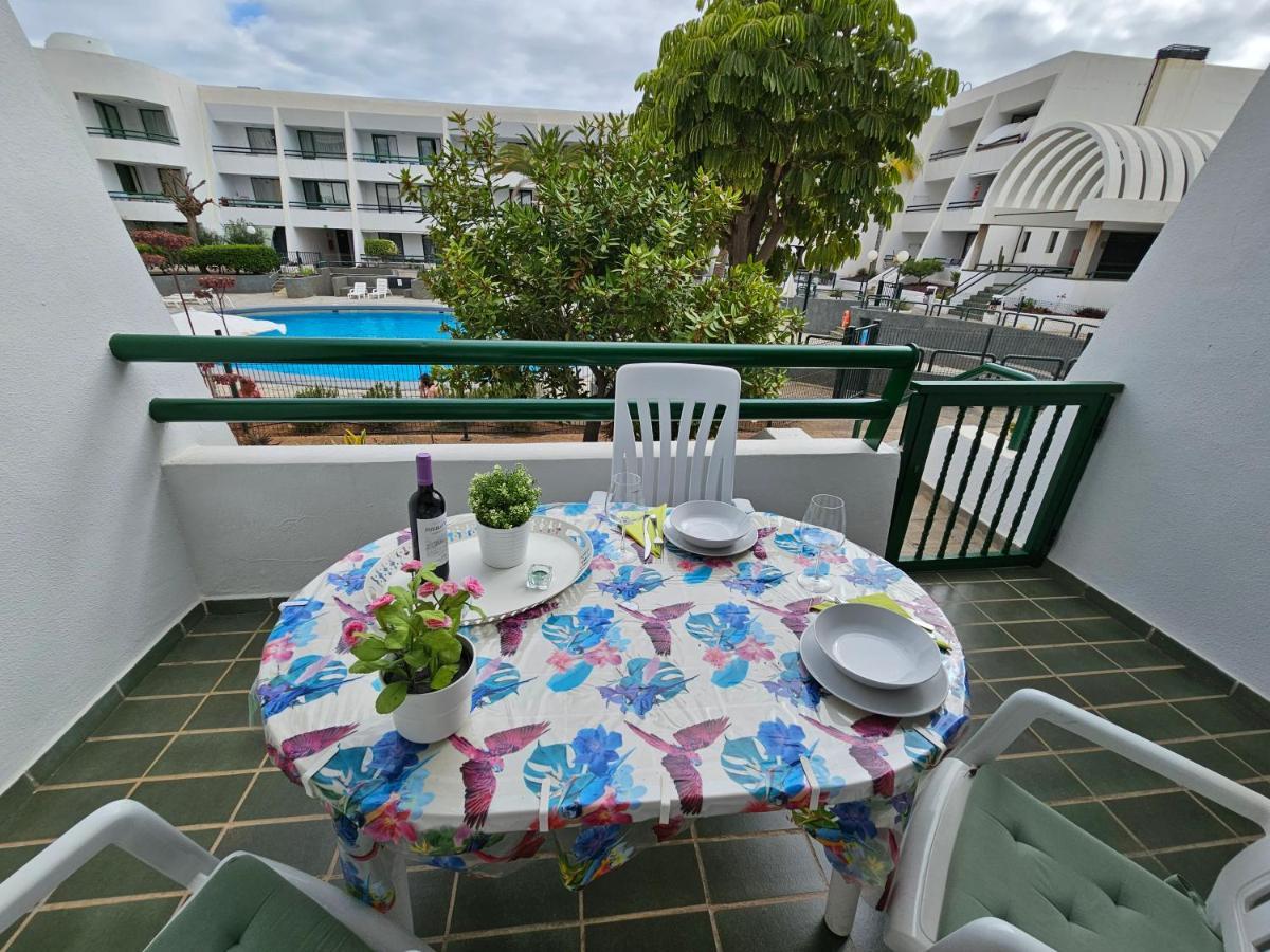 Casa Palmera 3 Only 150 Metres To The Beach, Heated Pool, Wifi, Sat-Tv, Balcony Arona  Luaran gambar