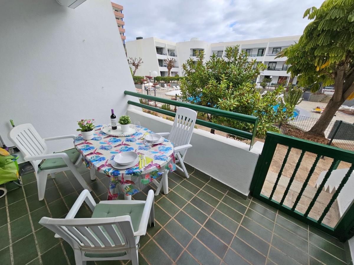 Casa Palmera 3 Only 150 Metres To The Beach, Heated Pool, Wifi, Sat-Tv, Balcony Arona  Luaran gambar