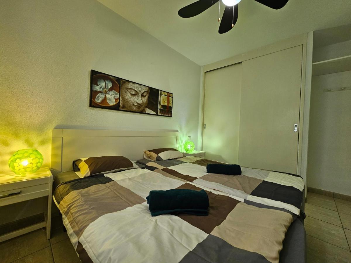 Casa Palmera 3 Only 150 Metres To The Beach, Heated Pool, Wifi, Sat-Tv, Balcony Arona  Luaran gambar