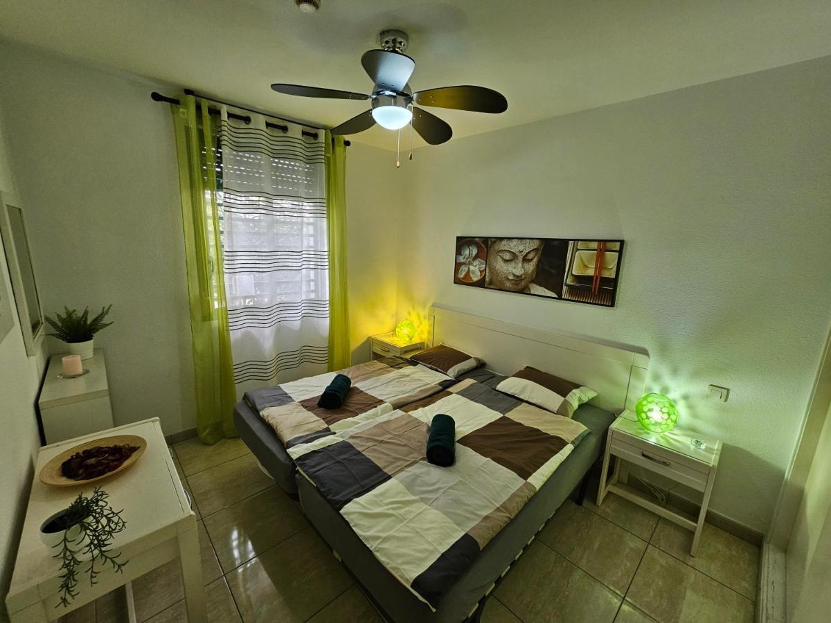 Casa Palmera 3 Only 150 Metres To The Beach, Heated Pool, Wifi, Sat-Tv, Balcony Arona  Luaran gambar